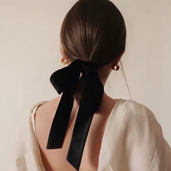 Bow Hair Scrunchie - Picture 1 of 2